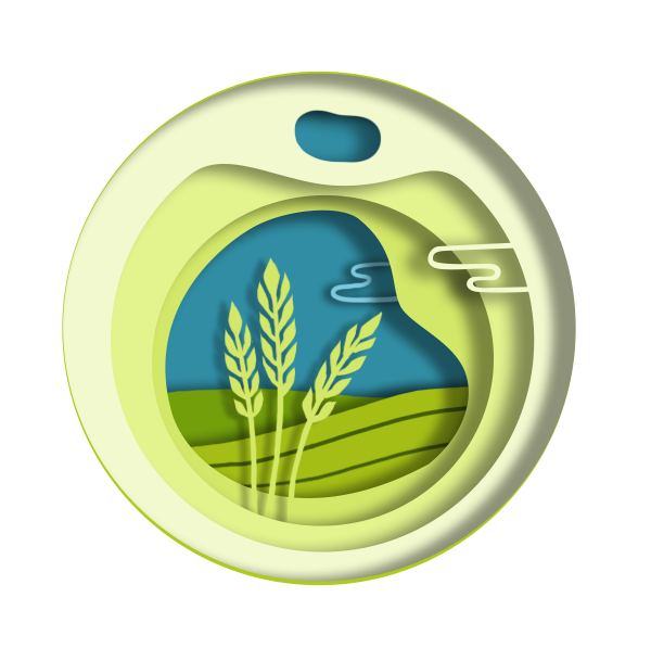 GLS Bank Illustration nachhaltige Landwirtschaft im Nachhaltigkeitsbericht 2020 | Bio, Ökolandbau und Agrarwende finanzieren